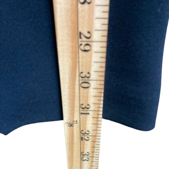 Ann Taylor Rich Black Trousers Career High Rise Lined, Wide Straight Legs, sz. 8 - Picture 10 of 10